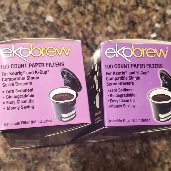 Ekobrew Paper Coffee Filters - 200 Count - Picture 8 of 10